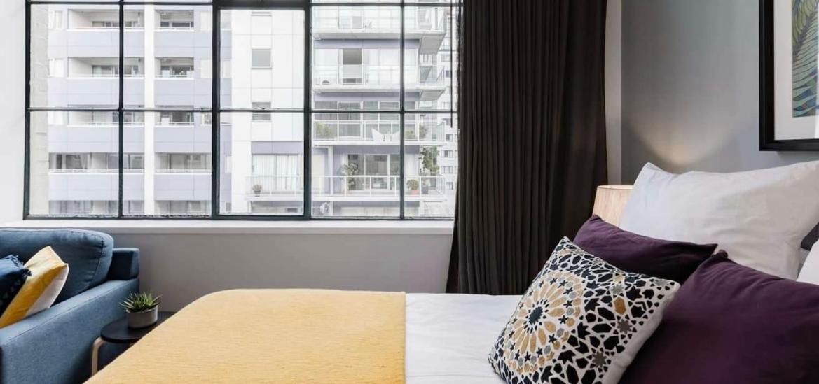 オークランドLuxury Edificeアパートメント エクステリア 写真